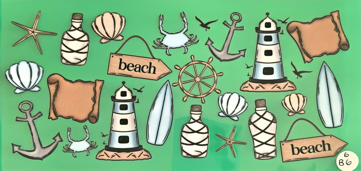 Beach and ocean (click here for all designs)