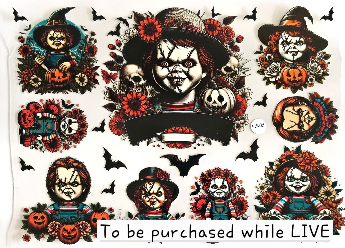 Decals purchased during LIVE (click here for all designs)
