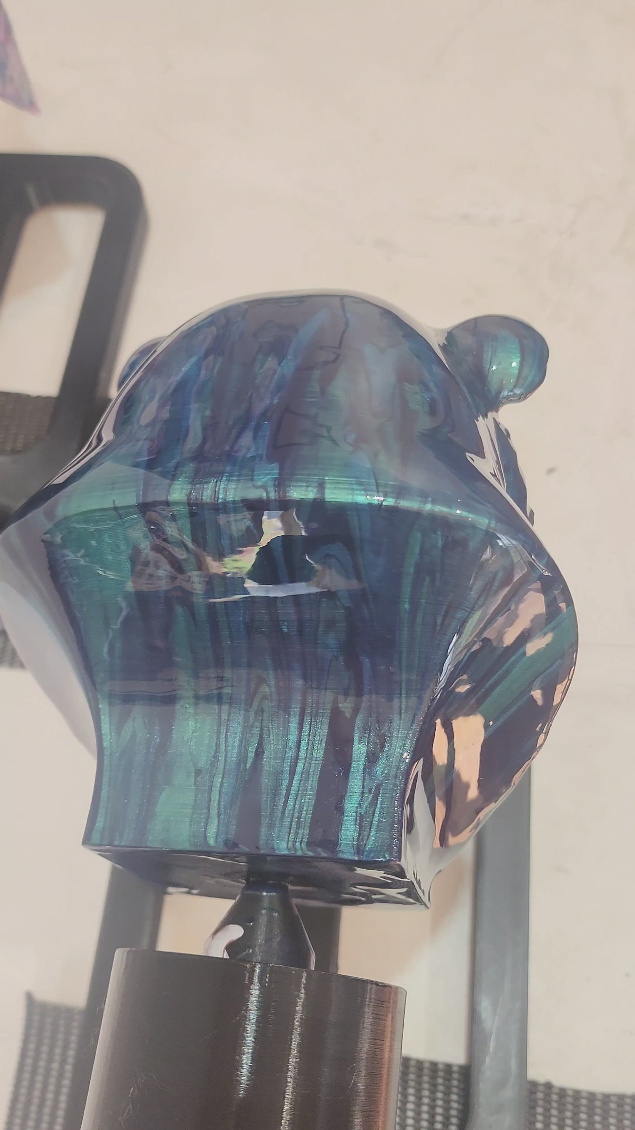 Panda resin finish