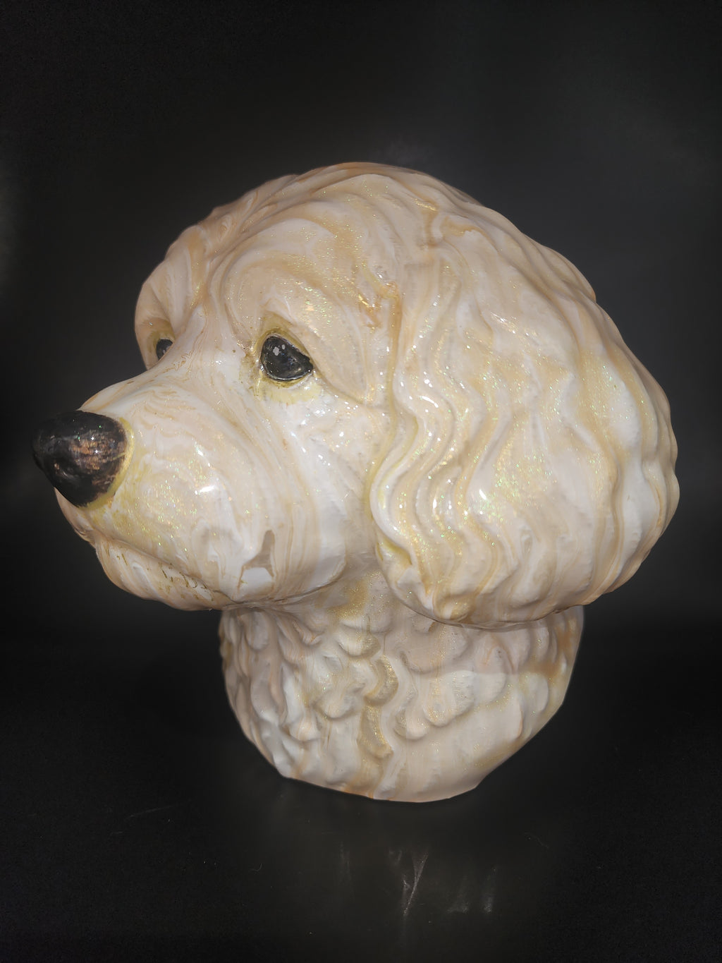 Cavapoo resin finish