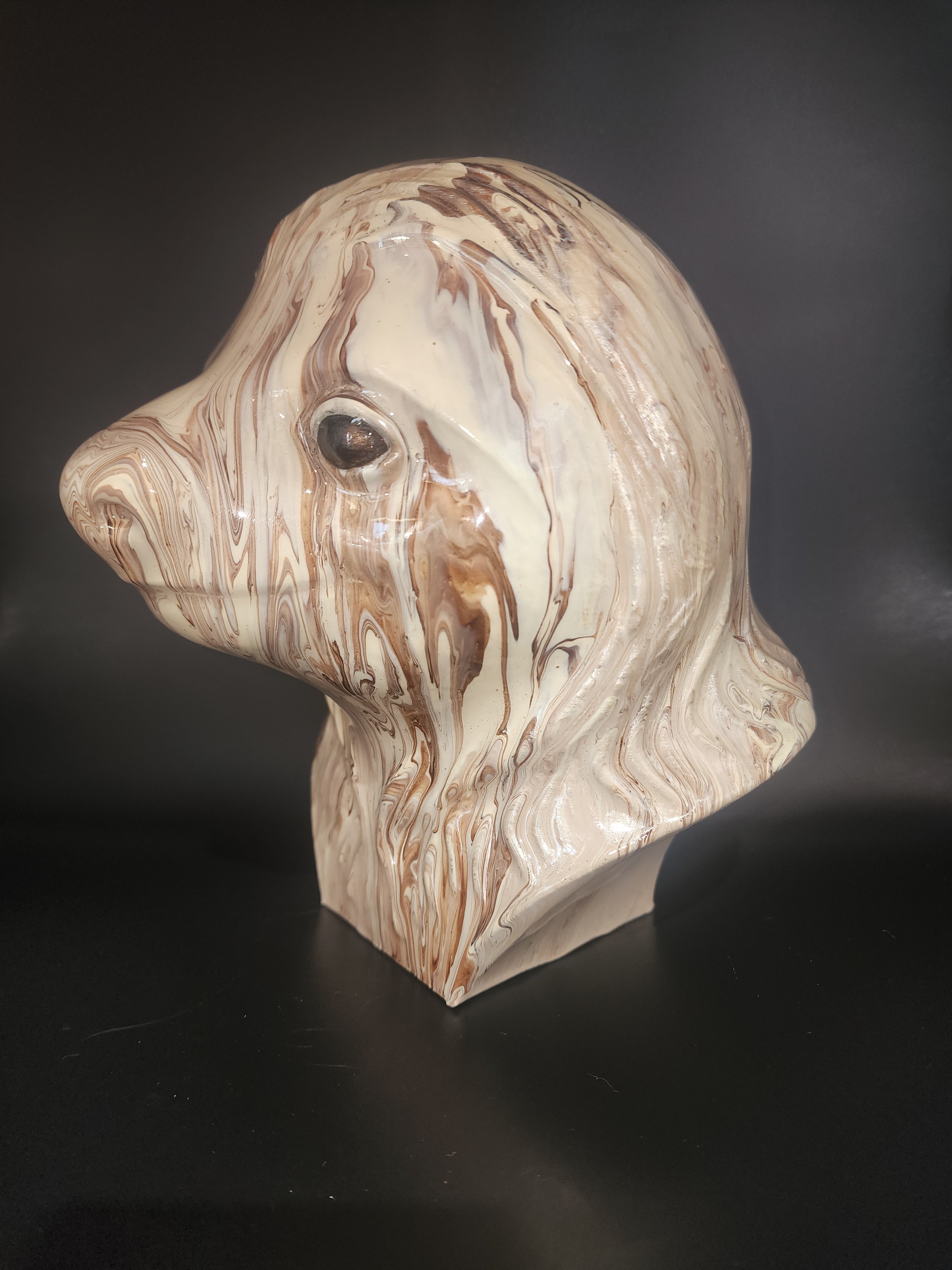 Sloth resin finish