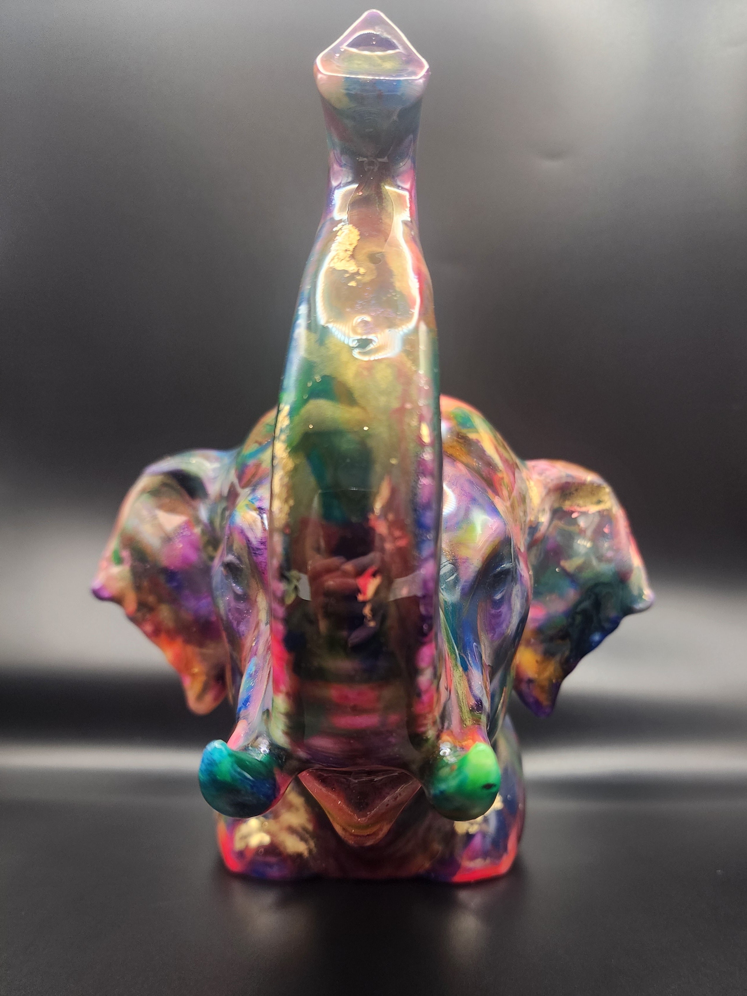 Not for sale Asian Elephant Signature finish sample