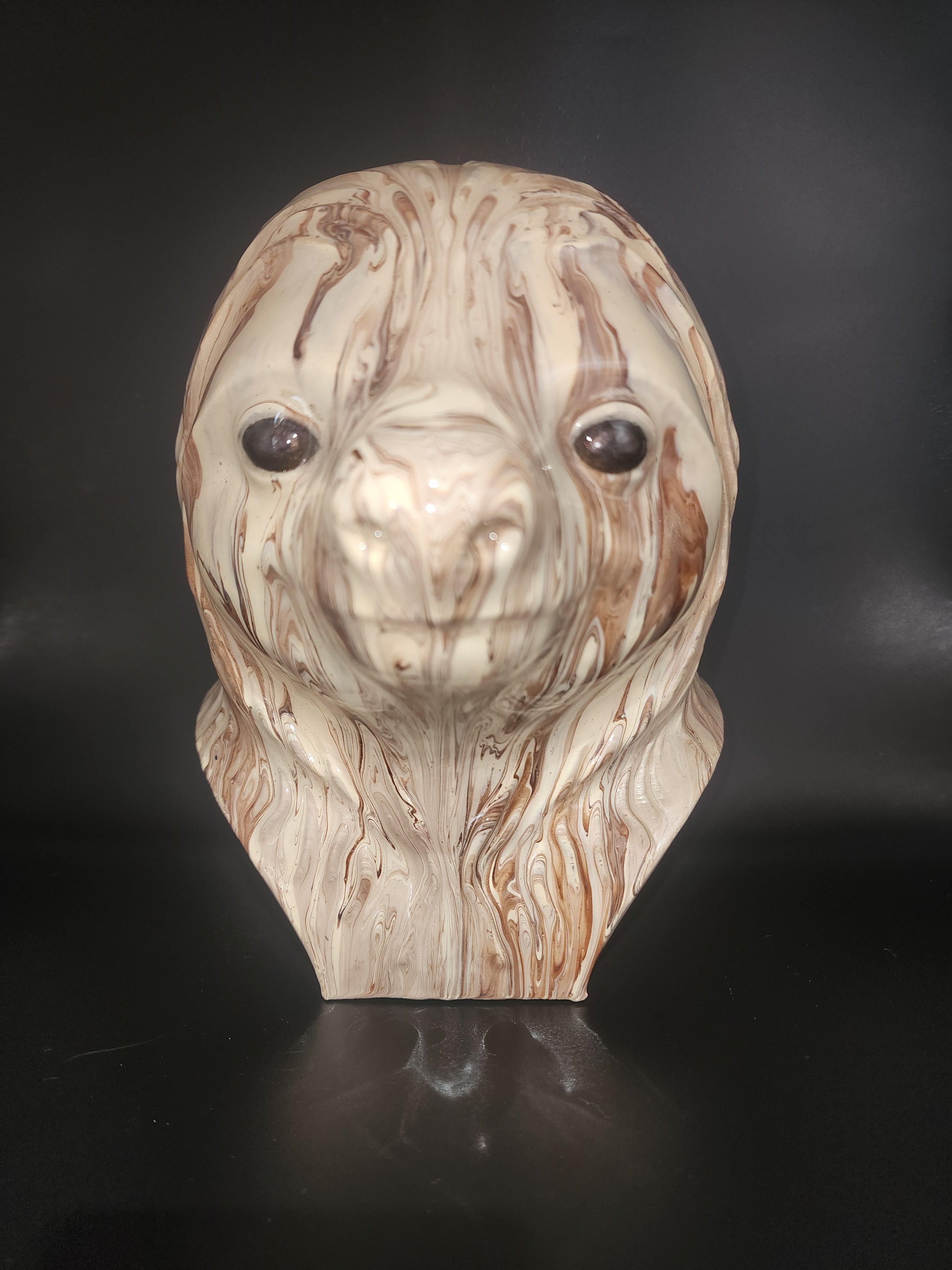Sloth resin finish