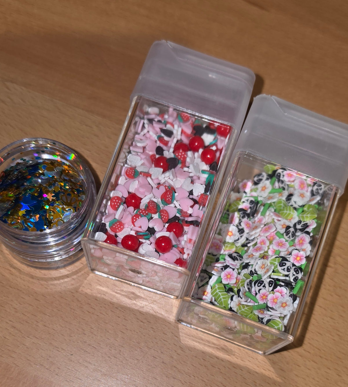 Junk in the trunk aka glitter/clays