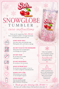 Snowglobe care instructions