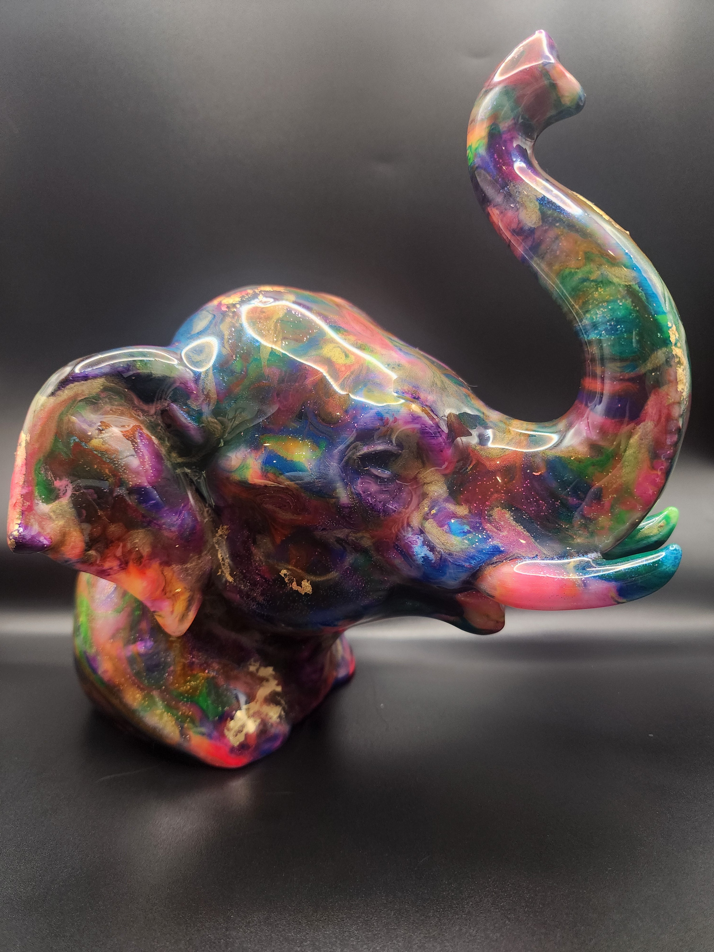 Not for sale Asian Elephant Signature finish sample