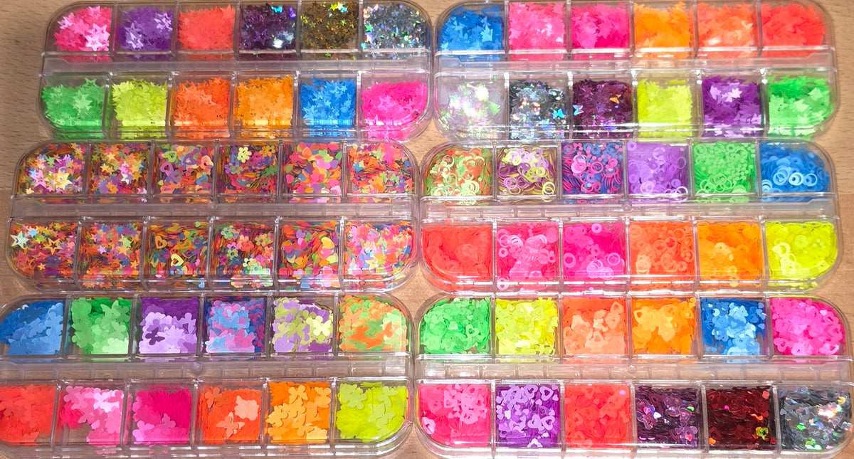 Junk in the trunk aka glitter/clays