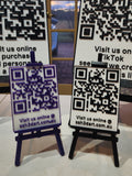 QR Code sign small (2 signs)