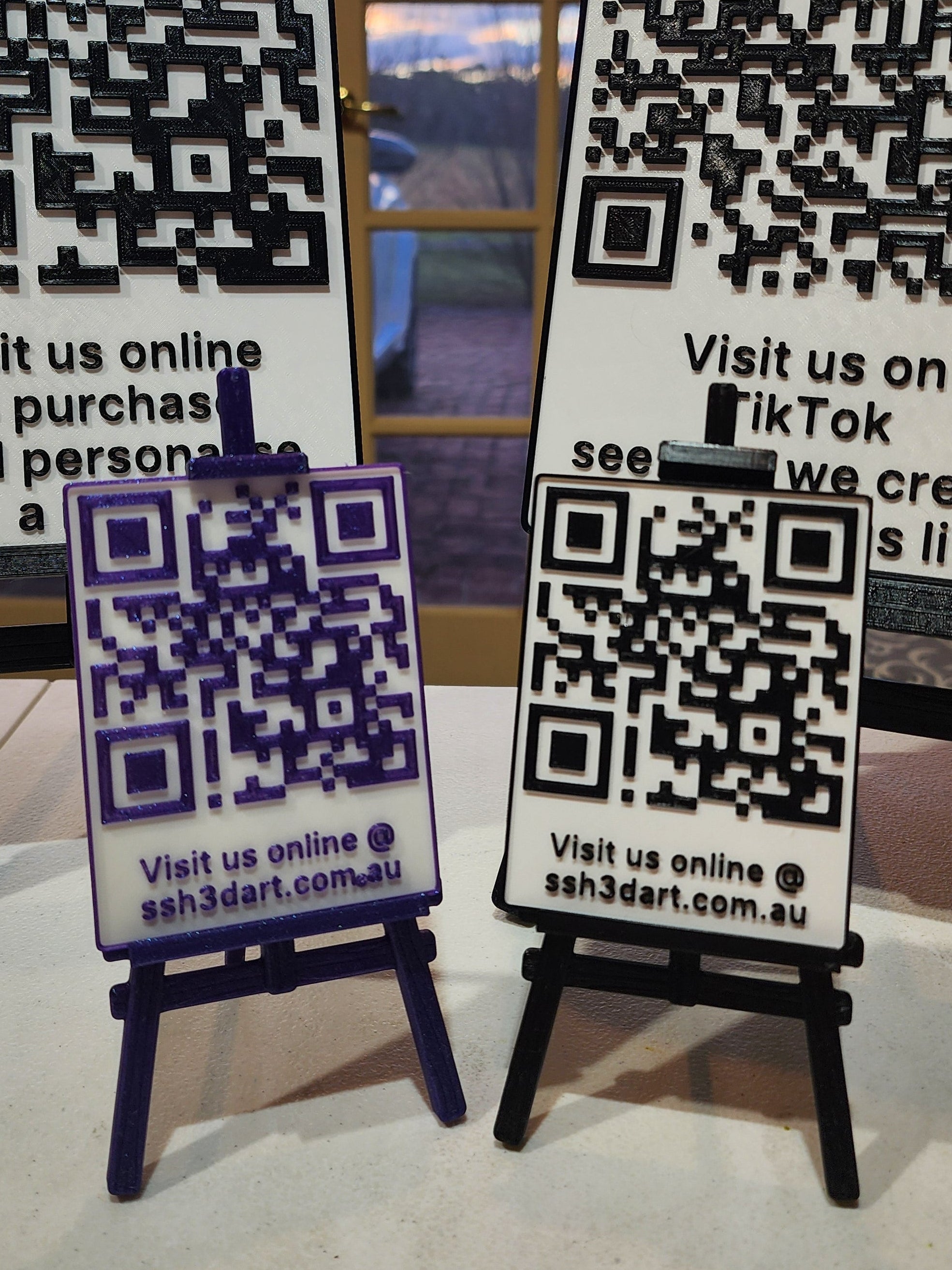 QR Code sign Large