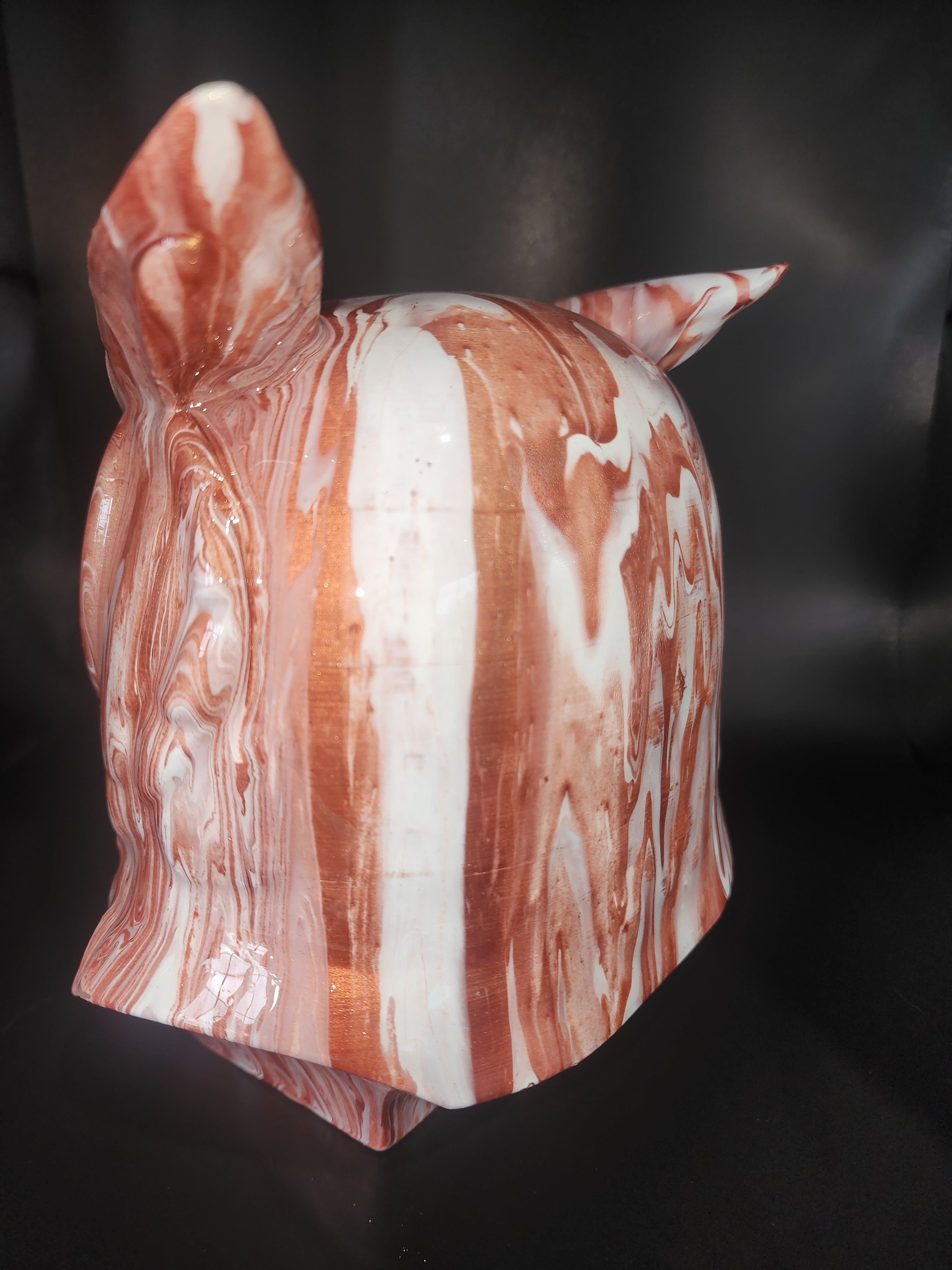 Owl resin finish