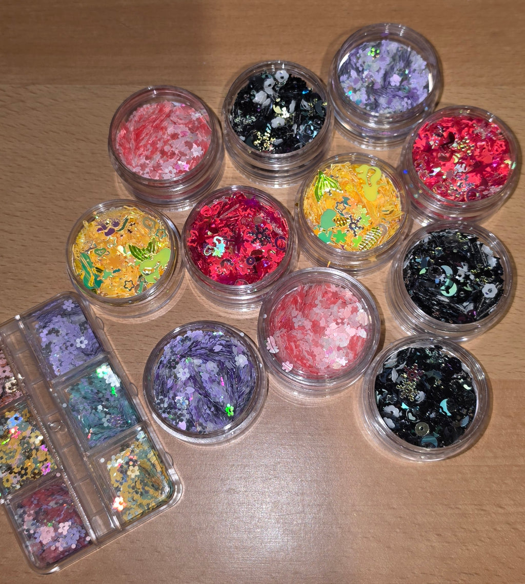 Junk in the trunk aka glitter/clays