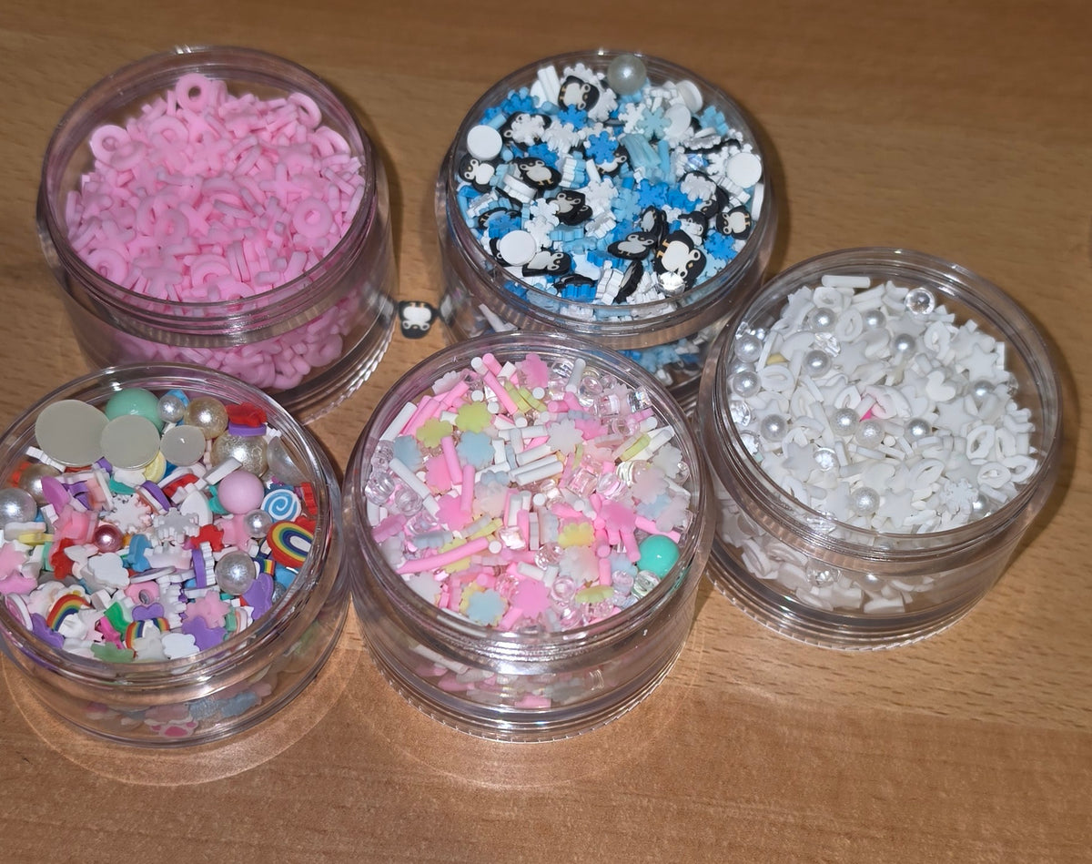 Junk in the trunk aka glitter/clays