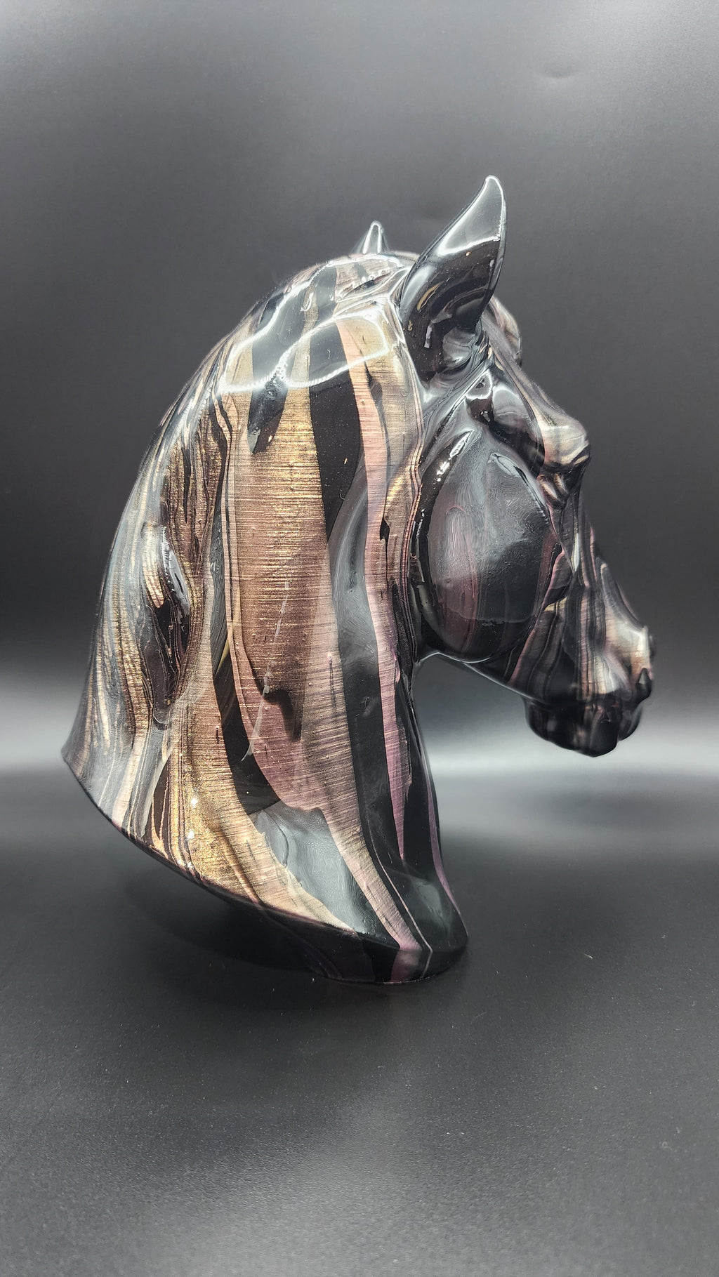 Horse resin finish