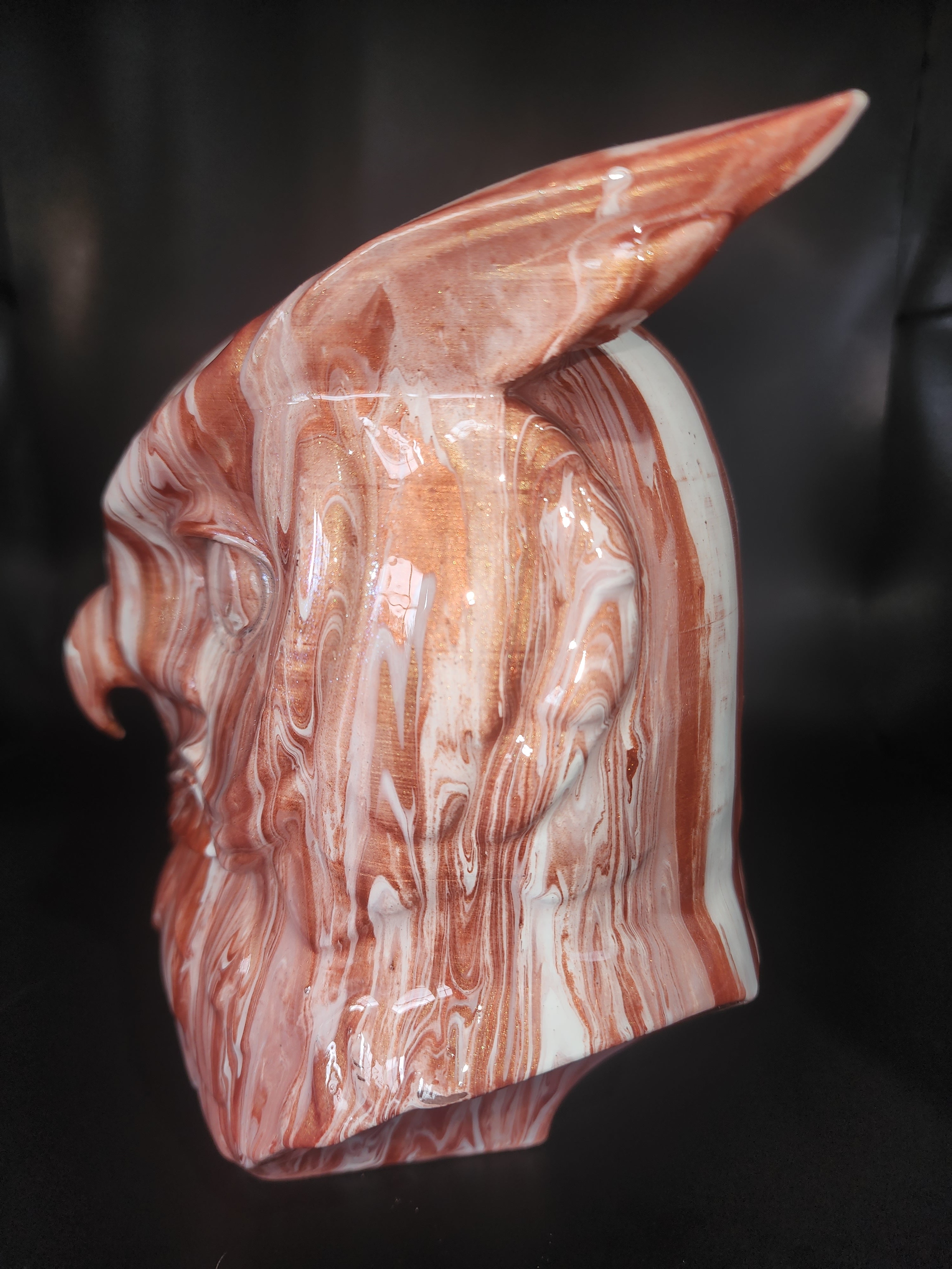 Owl resin finish