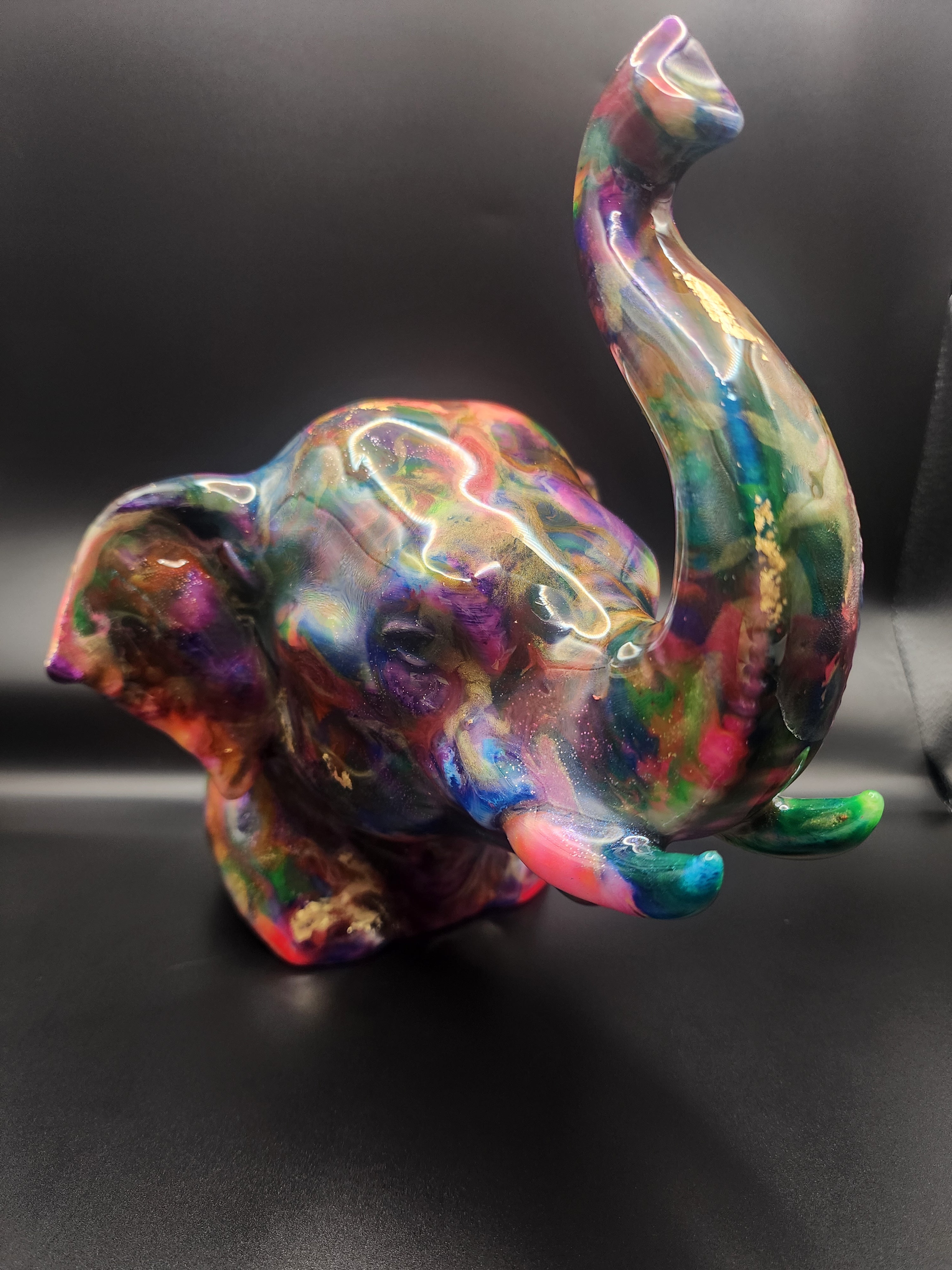 Not for sale Asian Elephant Signature finish sample