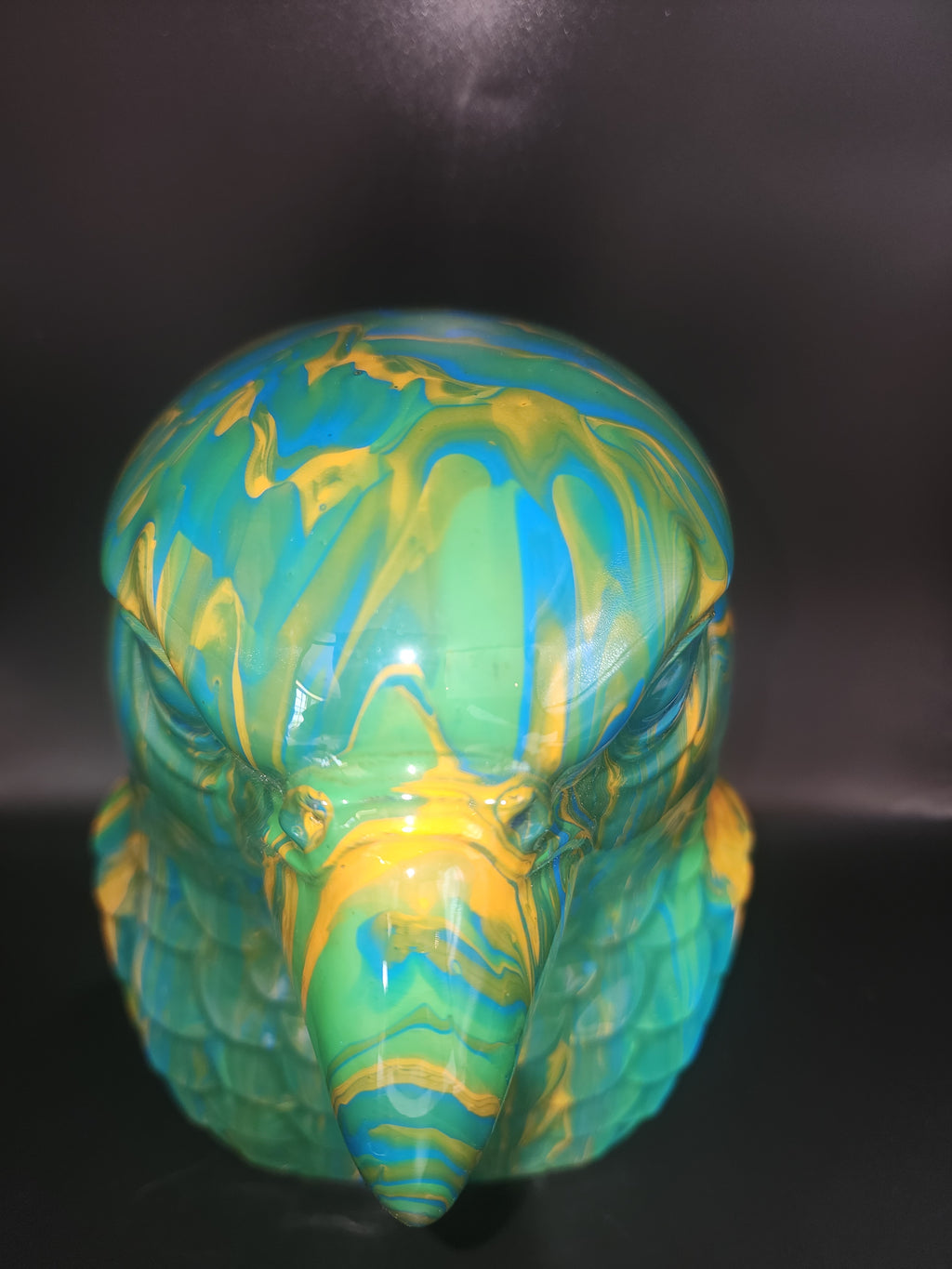 Parrot resin finish