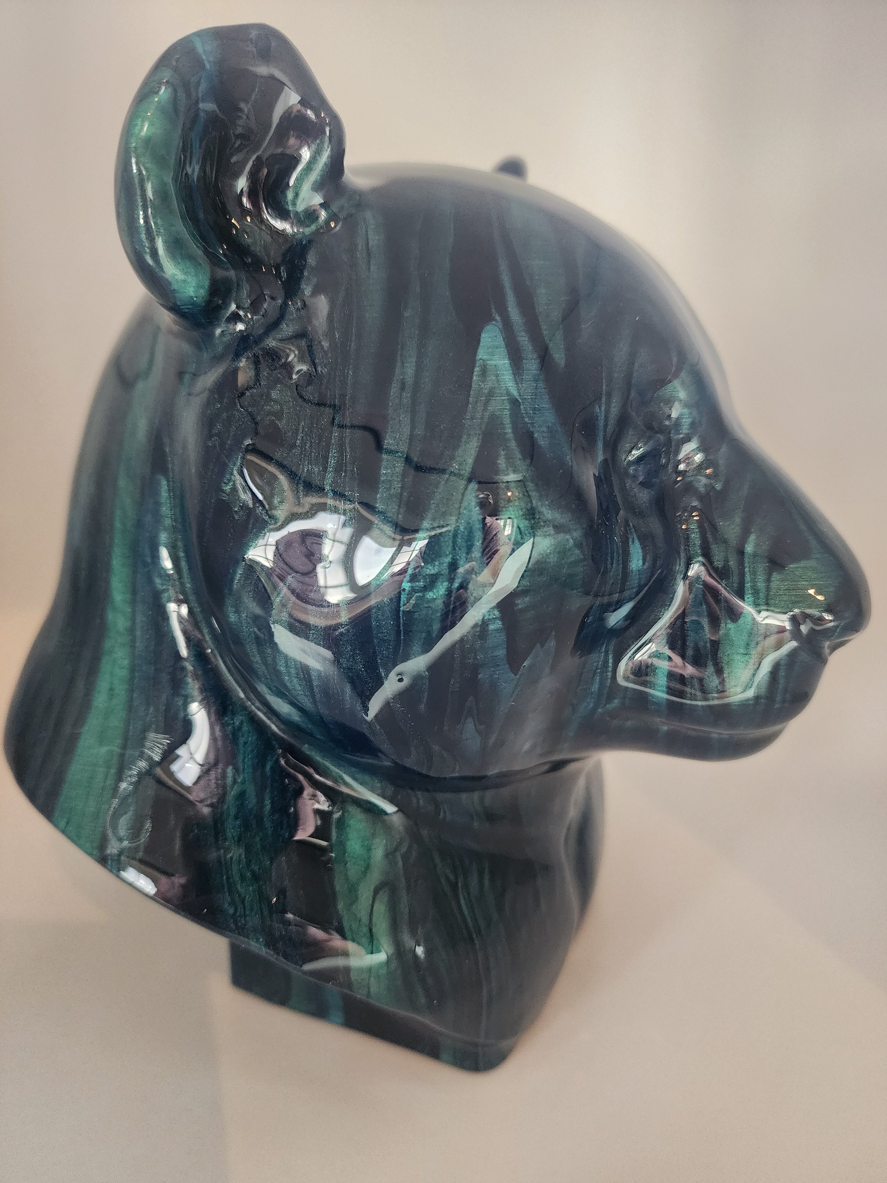 Panda resin finish