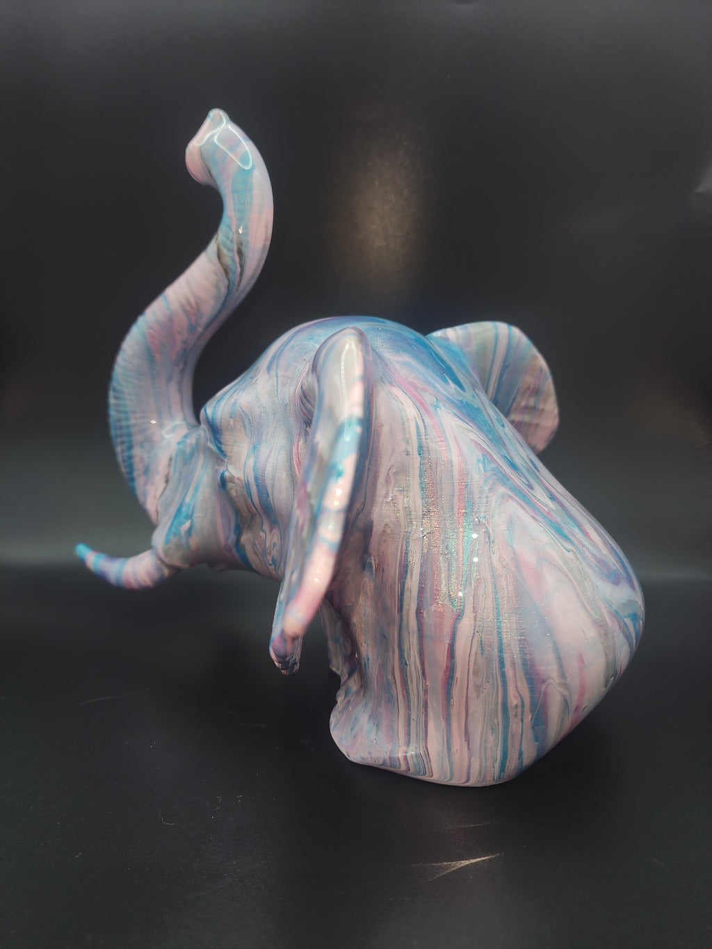 Elephant resin finish