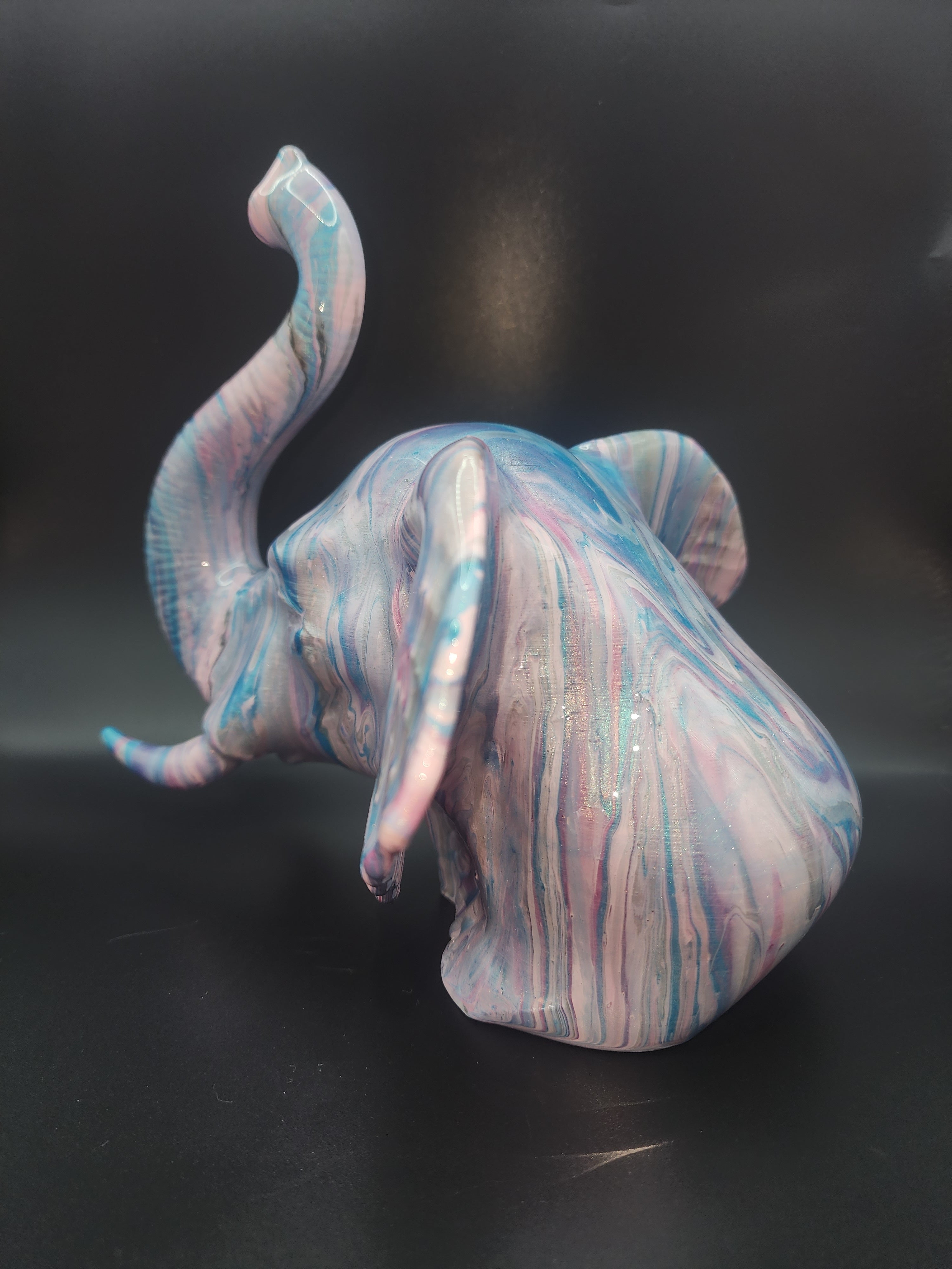 Elephant resin finish