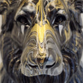 German Shepherd gloss varnish finish