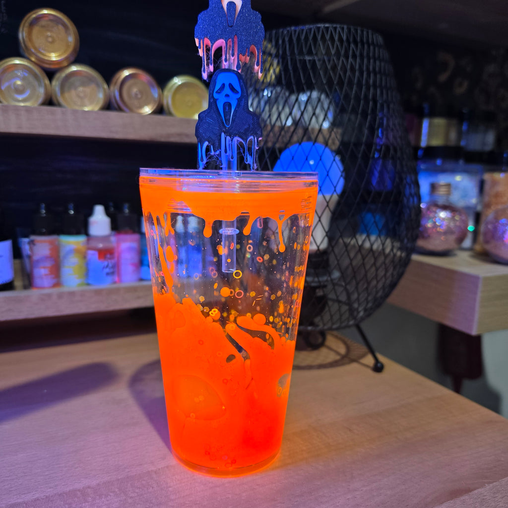 16oz acrylic snow globe tappered stadium style