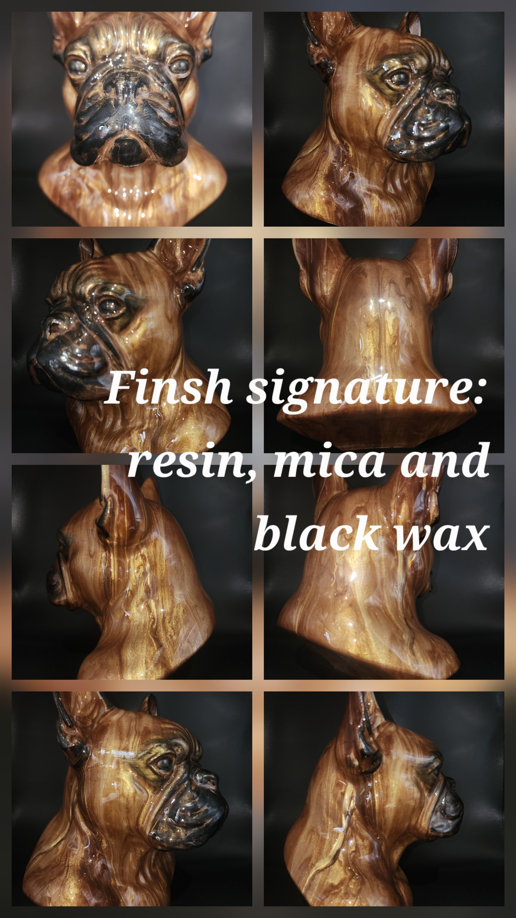 French Bulldog signature finish