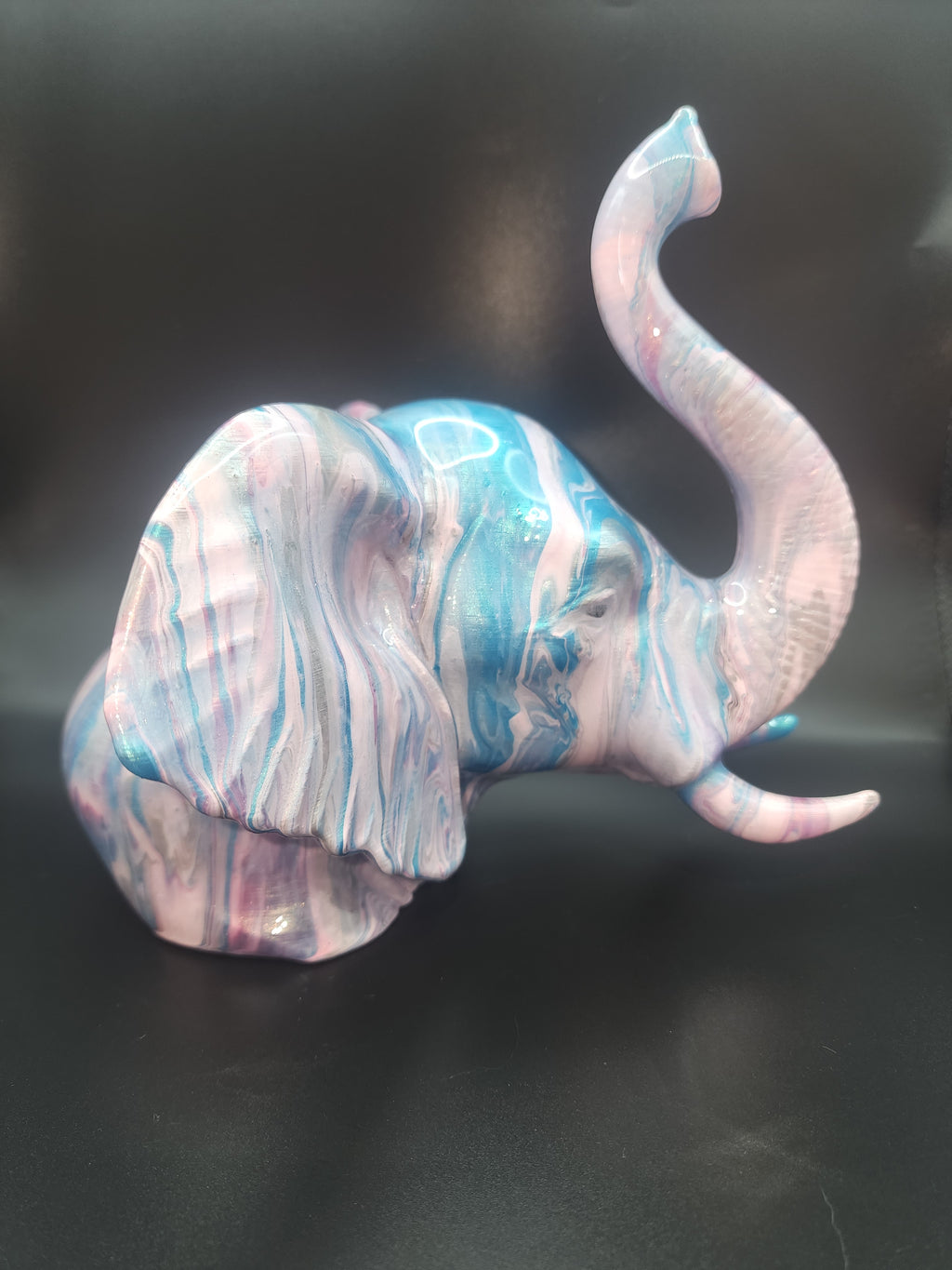 Elephant resin finish