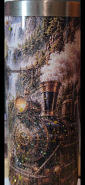 Premade steampunk train storyboard 20oz