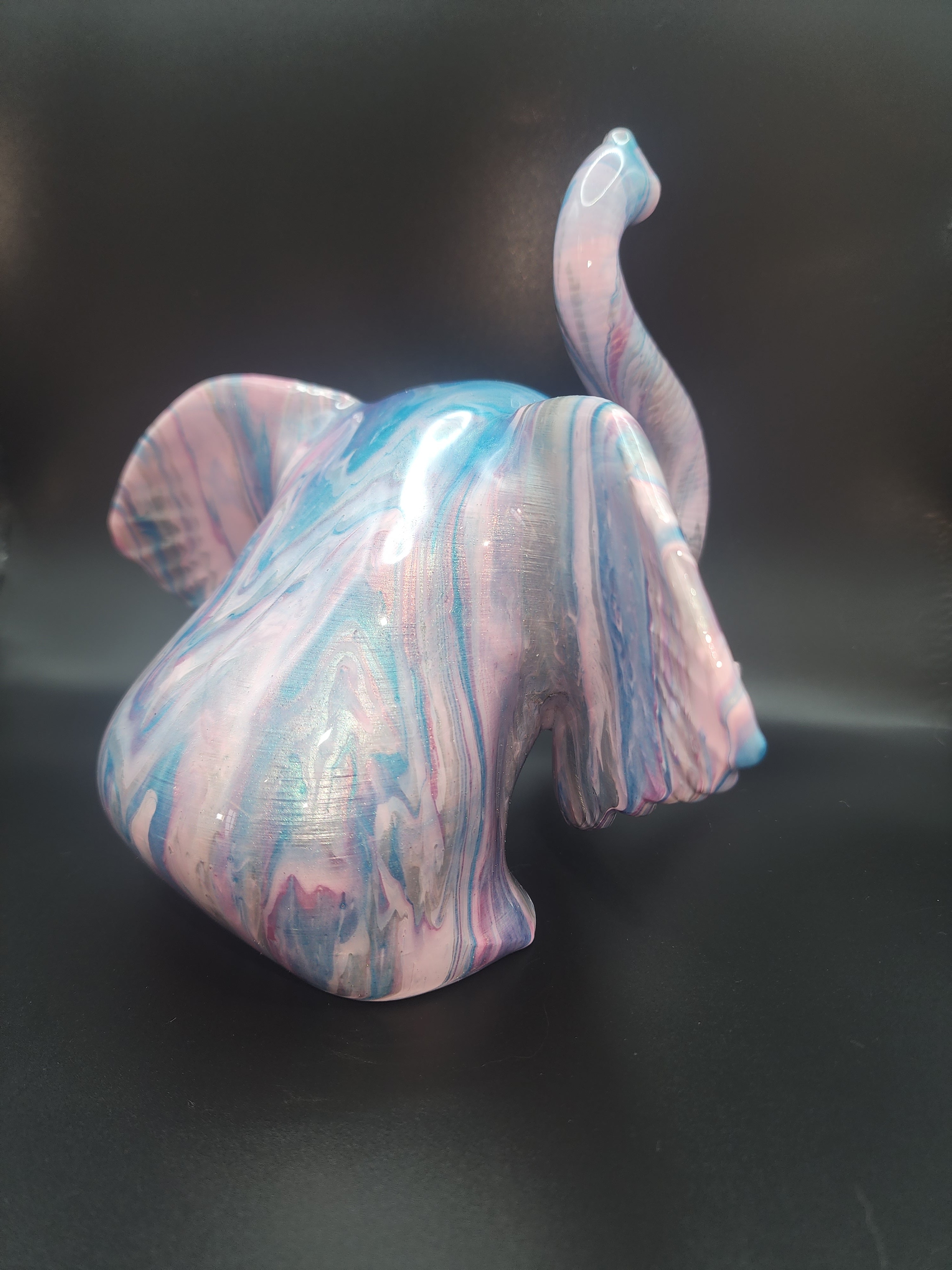 Elephant resin finish