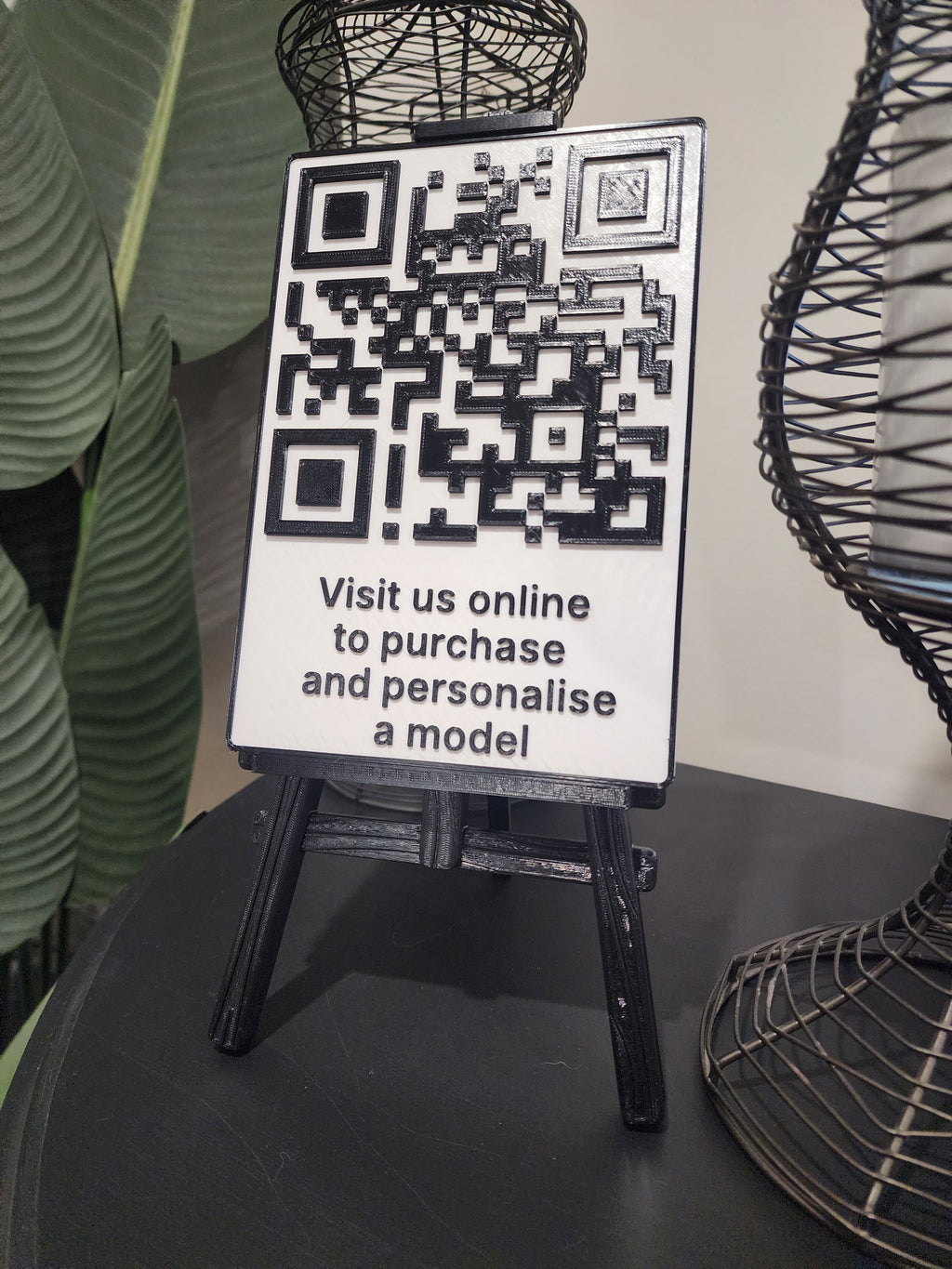 QR Code sign small (2 signs)