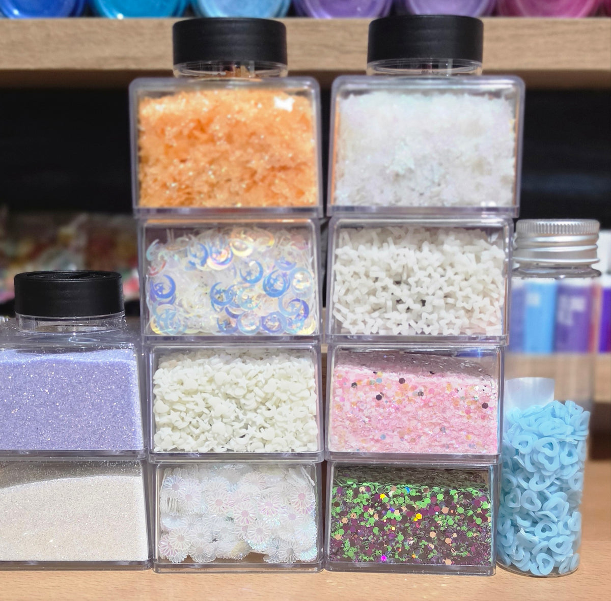 Junk in the trunk aka glitter/clays
