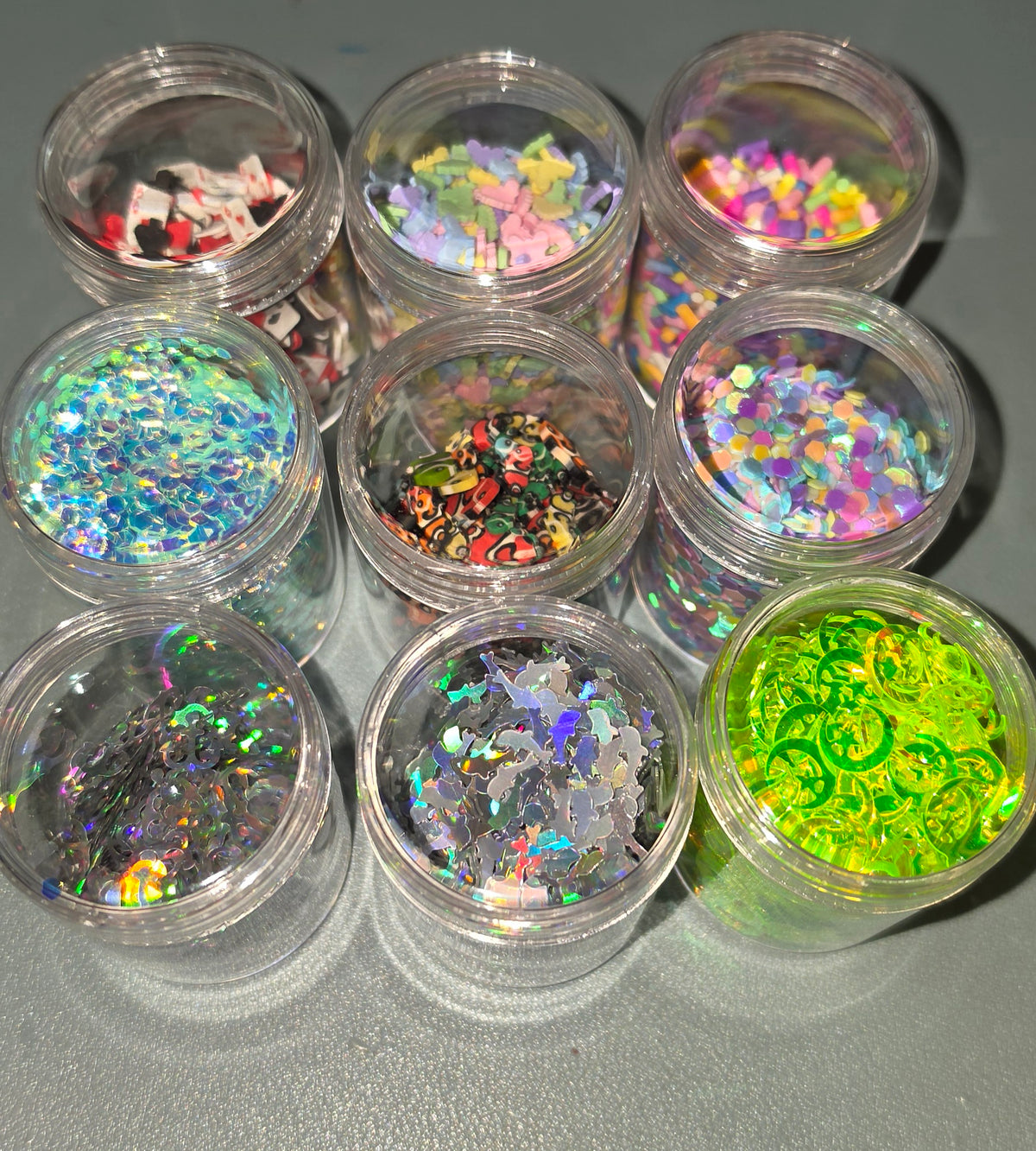 Junk in the trunk aka glitter/clays